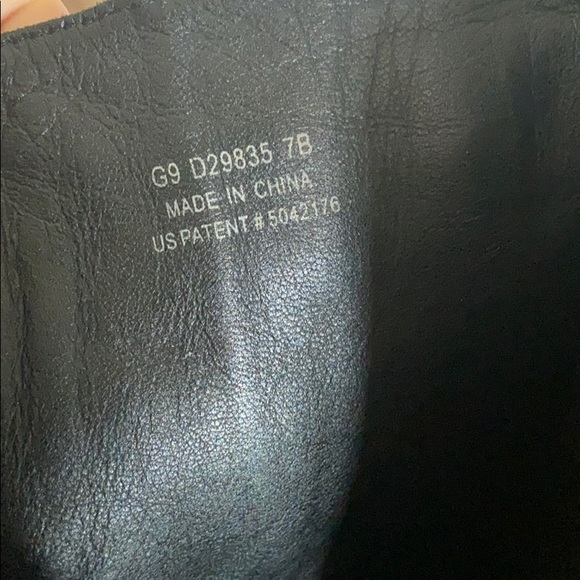 Cole Haan Black Leather Moto Boots Size 7 - Picture 6 of 9